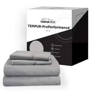 Tempurpedic ProPerformance Sheet Set in Graphite, queen